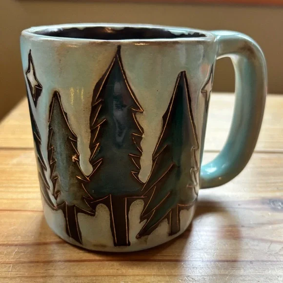 Mara Stoneware Mug Made in Mexico 16 oz - Picture 1 of 4